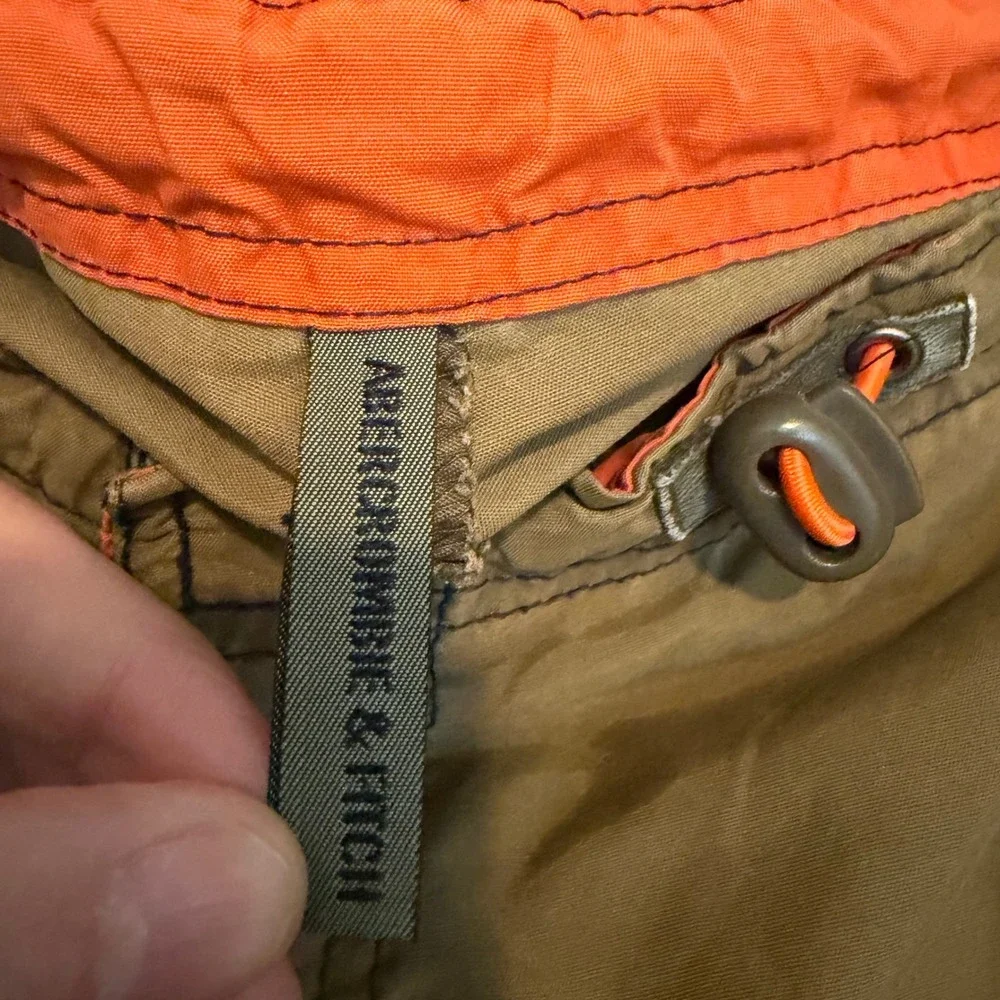 Vintage Y2K Abercrombie Paratrooper cargo pants utility green M gorpcore
